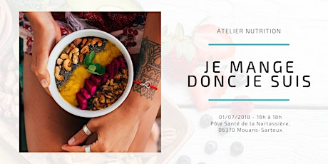 Image principale de Atelier nutrition « Je mange donc je suis »
