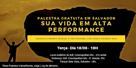 Hauptbild für Palestra - Sua Vida em Alta Performance 