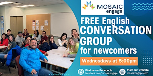 Imagem principal de English Conversation Group for Newcomers