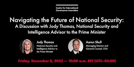 Navigating the Future of National Security (Webinar) primary image
