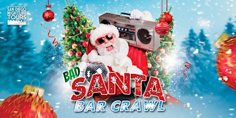 Imagen principal de San Diego Bad Santa Bar Crawl (4 popular bars included)
