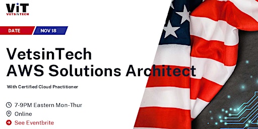 VetsinTech AWS CCP & Solutions Architect Associate primary image