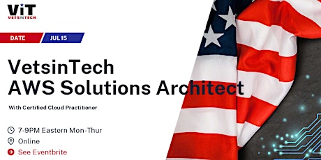 VetsinTech AWS CCP & Solutions Architect Associate sponsored by Comcast primary image