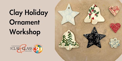 Clay Holiday Ornament Workshop primary image