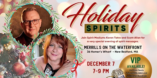 Holiday Spirits - A Special Evening Of Spirit Messages primary image