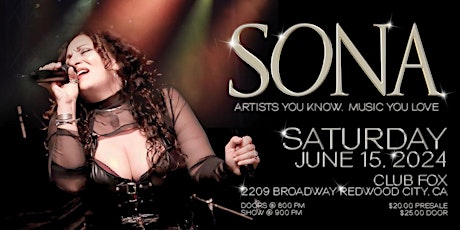 SONA - Artists You Know. Music You Love.