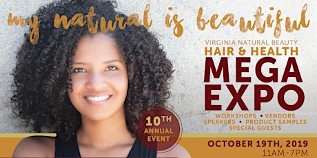 2019 Virginia Natural Beauty Hair & Health MEGA Expo - Tickets primary image