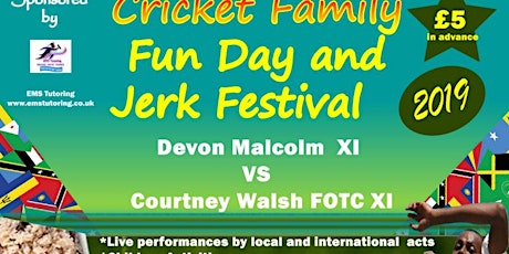 Caribbean Cricket Family Fun Day & Jerk Festival  primary image