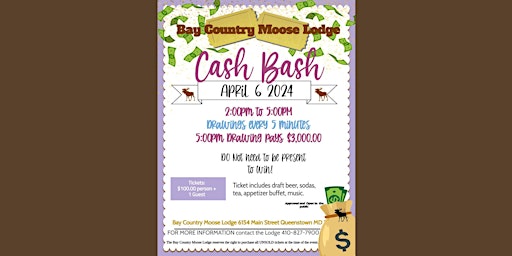 Spring Cash Bash primary image