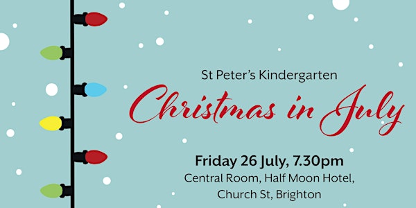 St Peter's Kinder 'Christmas in July' Festivities