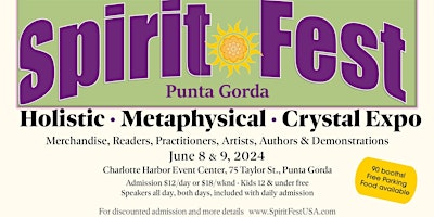 Spirit Fest™ Punta Gorda Metaphysical, Holistic, & Crystal Expo primary image