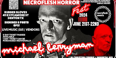 Primaire afbeelding van NecroFlesh Fest w/ Michael Berryman