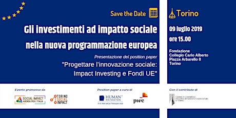 Immagine principale di Gli investimenti ad Impatto sociale nella nuova programmazione europea 