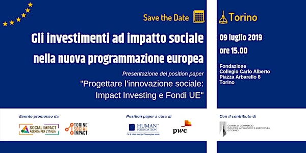 Gli investimenti ad Impatto sociale nella nuova programmazione europea