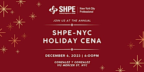Image principale de SHPE-NYC Holiday Cena 2023