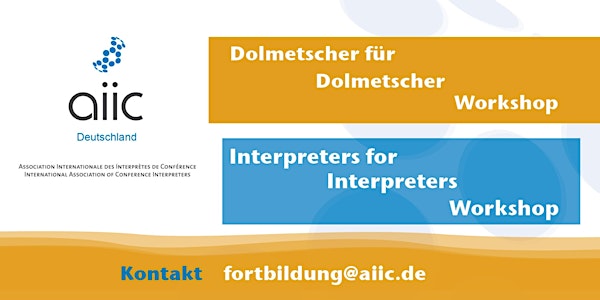 10. AIIC Dolmetscher-für-Dolmetscher-Workshop 2019