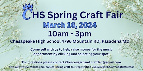 2024 Spring Craft Fair primary image