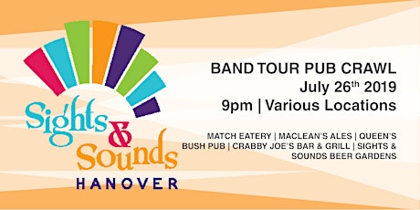 Band Tour Pub Crawl - Hanover Sights & Sounds Festival primary image