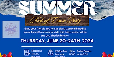 Cruise Party/ Summer 24’ Kick off primary image