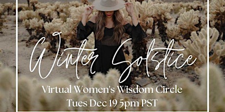 Winter Solstice Virtual Women's Circle primary image