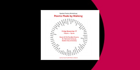 Poems Made by Walking Workshop primary image