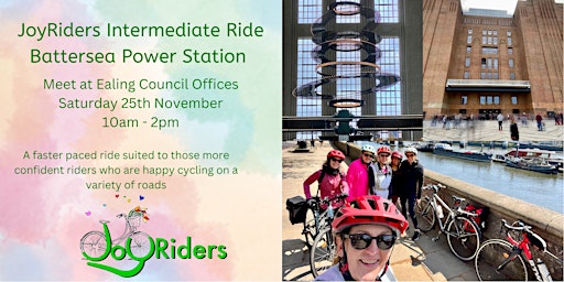 JoyRiders Intermediate Bike Ride  - Ealing to Battersea Power Station primary image