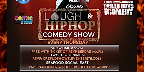 100% PURE COMEDY SHOW @ SEAFOOD SOCIAL EAST