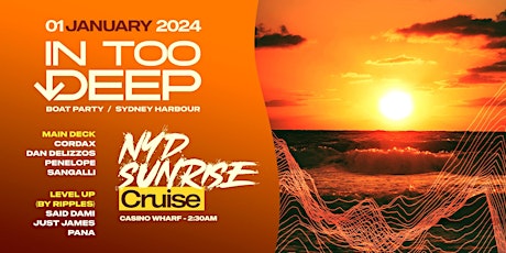 InTooDeep  - 1st Sunrise 2024 | Boat Party (95% sold) primary image