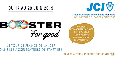 Image principale de Booster for good, le tour de France de l'entreprenariat à impact positif !