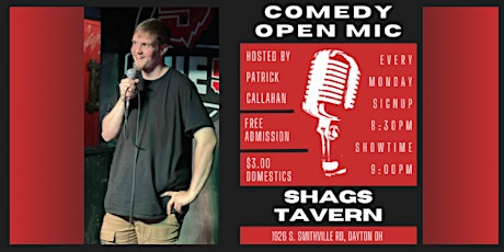 Shag’s Tavern Comedy open mic