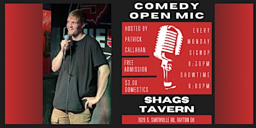 Shag’s Tavern Comedy open mic  primärbild