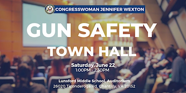 Congresswoman Wexton Hosts Gun Safety Town Hall