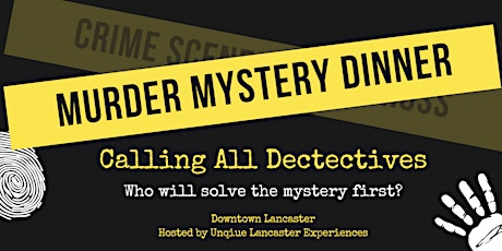 Detective Dinner Murder in Mystery  Downtown Lancaster, PA primary image