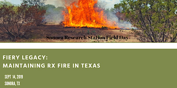 Fiery Legacy:   Maintaining Rx Fire in Texas