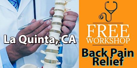 Free Back Pain Relief Brunch Workshop - La Quinta, CA primary image