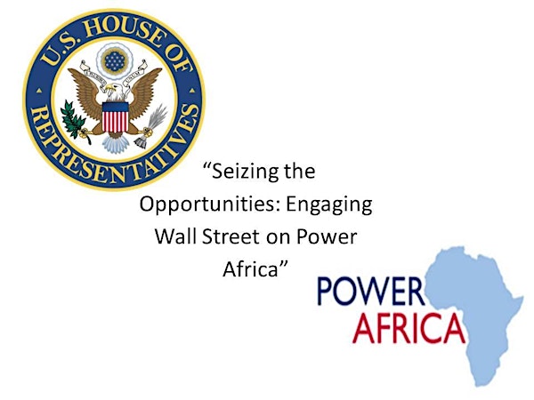 Engaging Wall Street on Power Africa