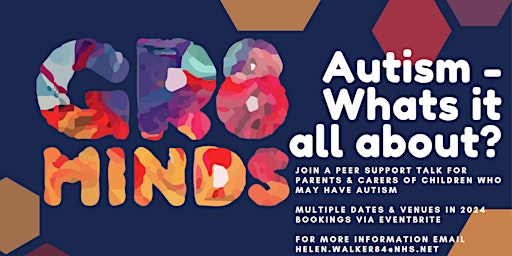 Imagem principal do evento Autism Awareness Talk for Parents and Carers