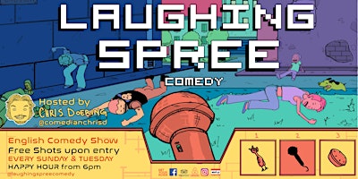 Hauptbild für Laughing Spree: English Comedy on a BOAT (FREE SHOTS) 21.04.