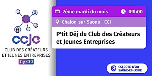 Ptit Déj du Club des Créateurs et Jeunes Entreprises MDB primary image