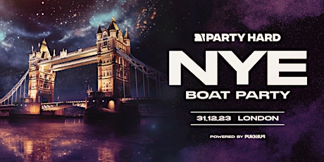 Hauptbild für Party hard NYE London Boat Party