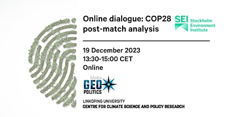 Online dialogue: COP28 post-match analysis  primärbild