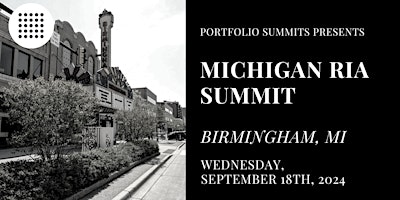 Imagem principal de Michigan RIA Summit