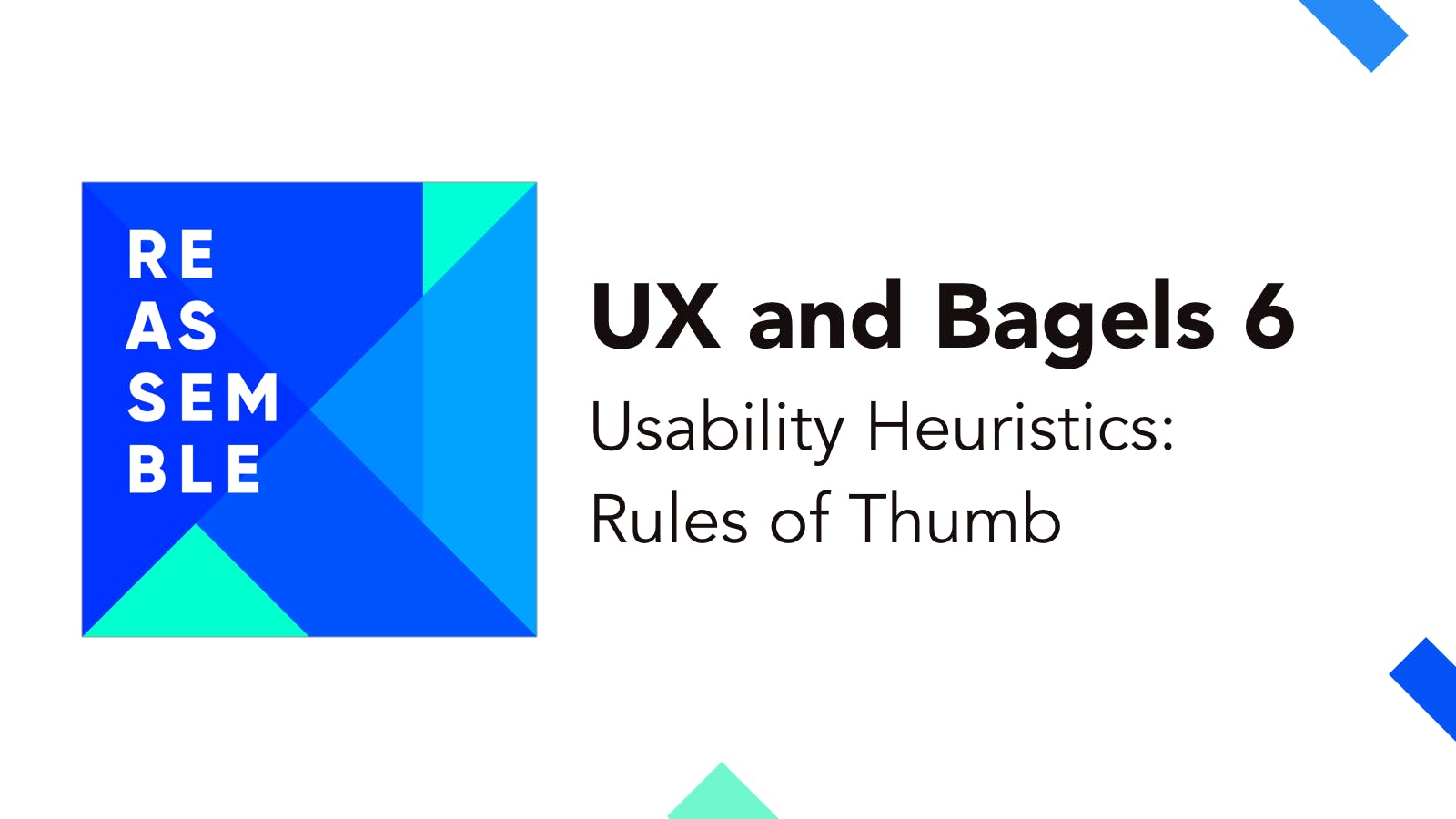 UX and Bagels 6: Heuristic Analysis