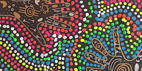 SUMMER ART WORKSHOP: Neon Aboriginal Dot Painting primary image