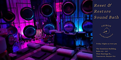 Imagen principal de Reset and Restore Sound Bath - 9 pm