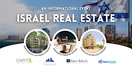 Imagen principal de The Essential Guide to Buying Israel Real Estate (Boca Raton)