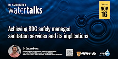 WaterTalk: Achieving SDG safely managed sanitation services ... primary image