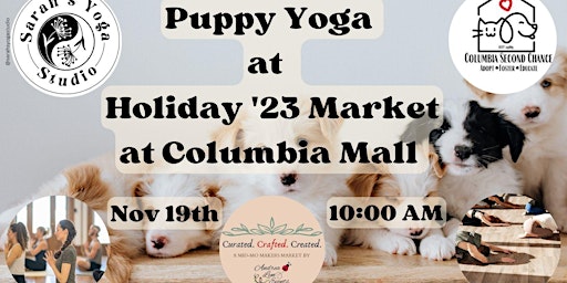 Puppy Yoga at Holiday 23 Market primary image
