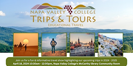 Trips and Tours Spring Travel Show April 18, 2024