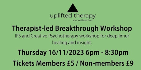 Image principale de Therapist Led Breakthrough Workshop with JCI Manchester